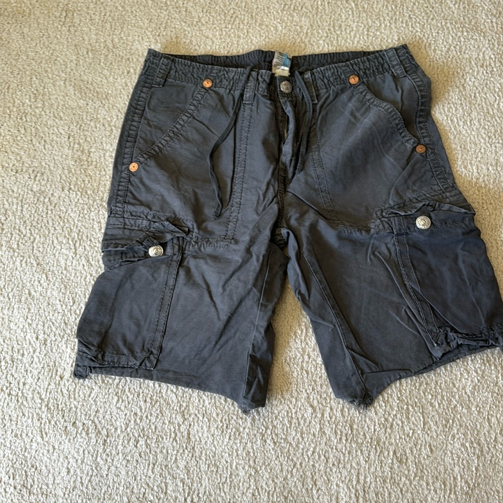 True religion cargo shorts, size 38